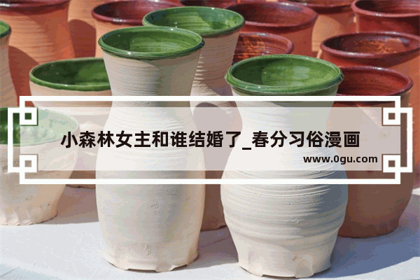 小森林女主和谁结婚了_春分习俗漫画