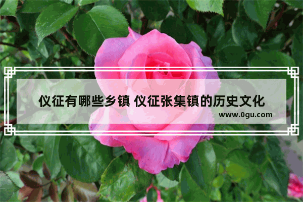 仪征有哪些乡镇 仪征张集镇的历史文化