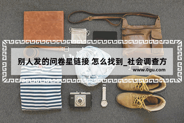 别人发的问卷星链接 怎么找到_社会调查方法