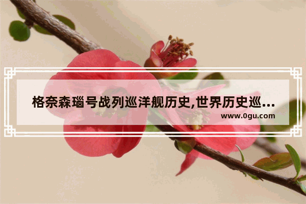 格奈森瑙号战列巡洋舰历史,世界历史巡洋舰