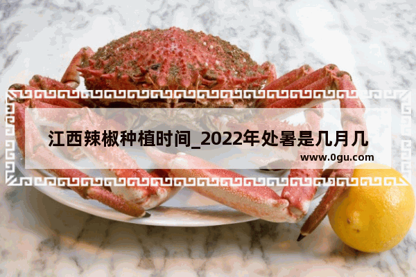 江西辣椒种植时间_2022年处暑是几月几号