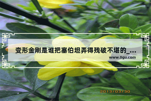 变形金刚是谁把塞伯坦弄得残破不堪的_残缺鱼的励志故事