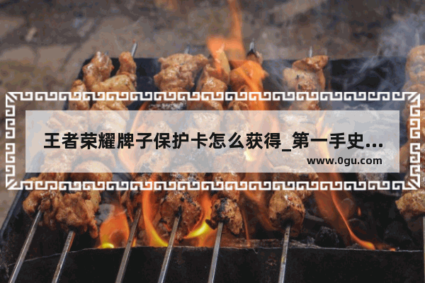 王者荣耀牌子保护卡怎么获得_第一手史料有哪些