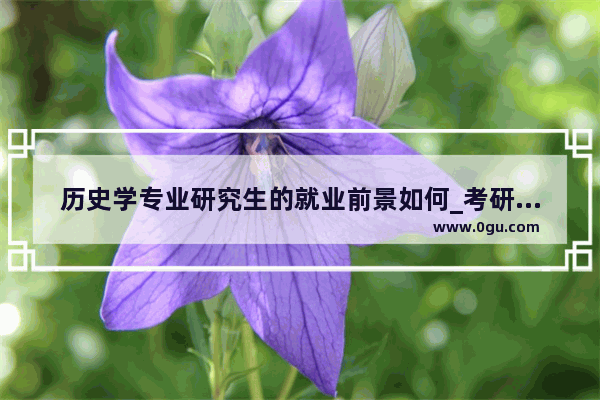 历史学专业研究生的就业前景如何_考研历史需要考英语吗？还要考哪些科目