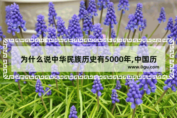 为什么说中华民族历史有5000年,中国历史为啥五千年