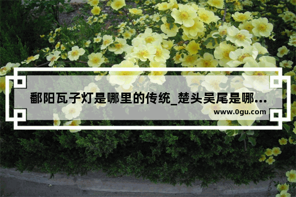 鄱阳瓦子灯是哪里的传统_楚头吴尾是哪个城市