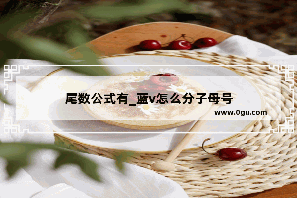 尾数公式有_蓝v怎么分子母号