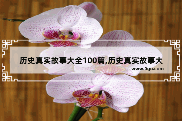 历史真实故事大全100篇,历史真实故事大全100篇