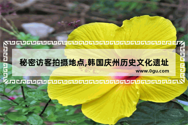 秘密访客拍摄地点,韩国庆州历史文化遗址