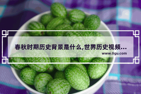 春秋时期历史背景是什么,世界历史视频背景