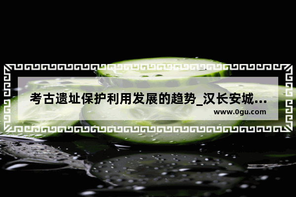 考古遗址保护利用发展的趋势_汉长安城遗址开发建议