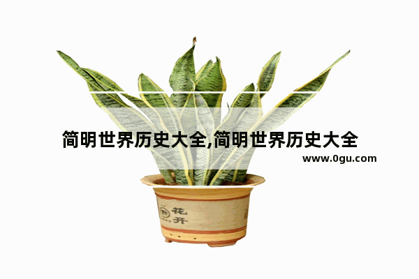 简明世界历史大全,简明世界历史大全