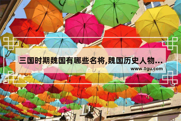 三国时期魏国有哪些名将,魏国历史人物图谱大全