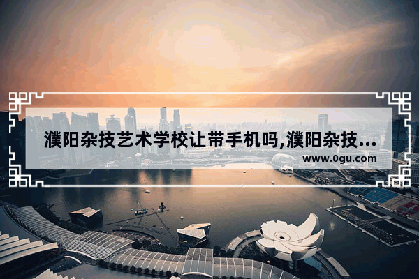 濮阳杂技艺术学校让带手机吗,濮阳杂技的习俗