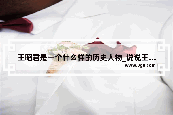 王昭君是一个什么样的历史人物_说说王昭君这一历史人物的文化意义