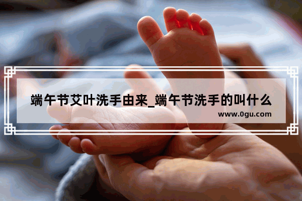端午节艾叶洗手由来_端午节洗手的叫什么