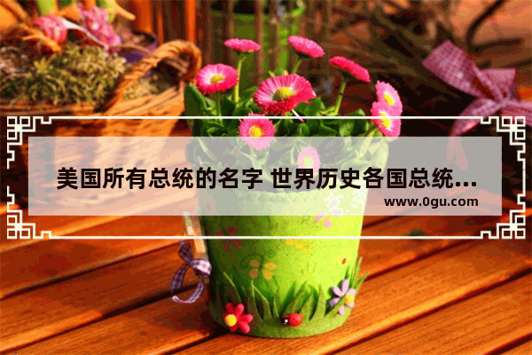 美国所有总统的名字 世界历史各国总统排名顺序