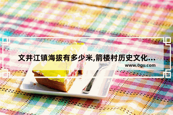 文井江镇海拔有多少米,箭楼村历史文化简介