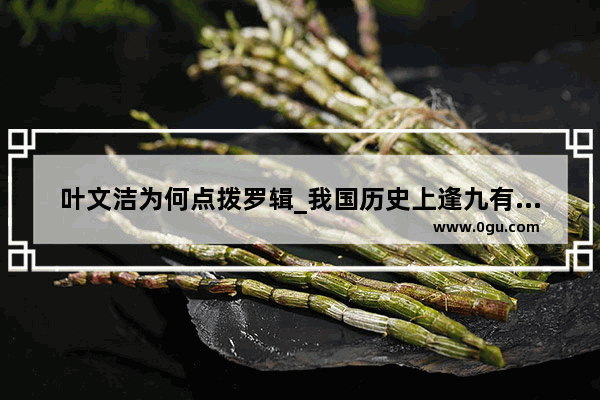 叶文洁为何点拨罗辑_我国历史上逢九有什么大事