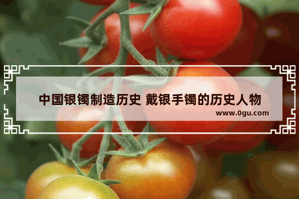 中国银镯制造历史 戴银手镯的历史人物