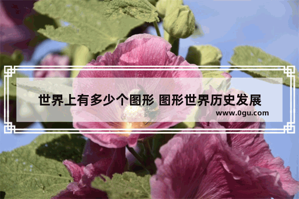 世界上有多少个图形 图形世界历史发展