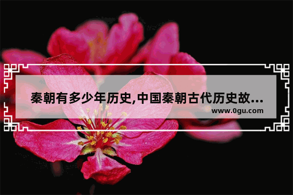 秦朝有多少年历史,中国秦朝古代历史故事简介