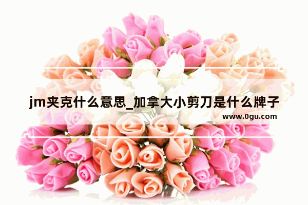 jm夹克什么意思_加拿大小剪刀是什么牌子