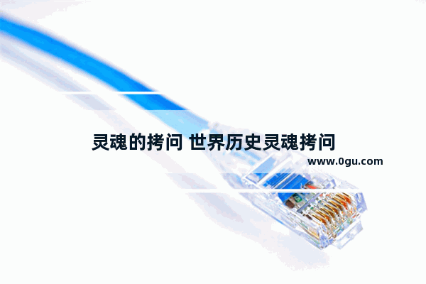 灵魂的拷问 世界历史灵魂拷问