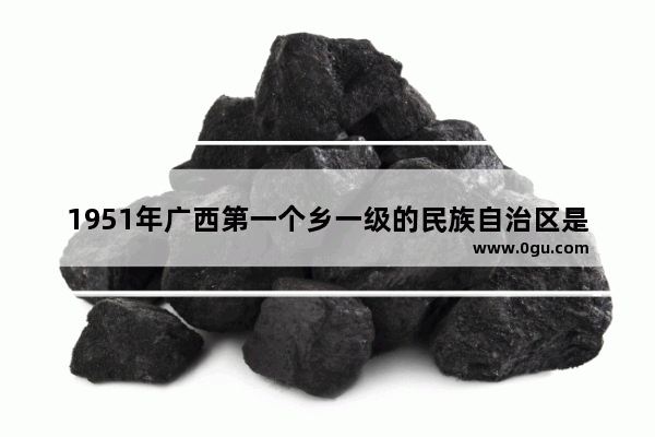 1951年广西第一个乡一级的民族自治区是_广西全州田亩补贴