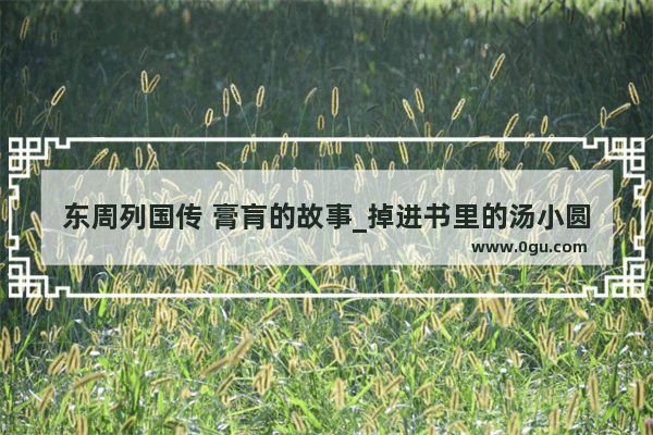 东周列国传 膏肓的故事_掉进书里的汤小圆故事梗概