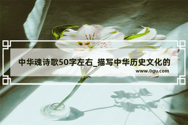 中华魂诗歌50字左右_描写中华历史文化的诗歌
