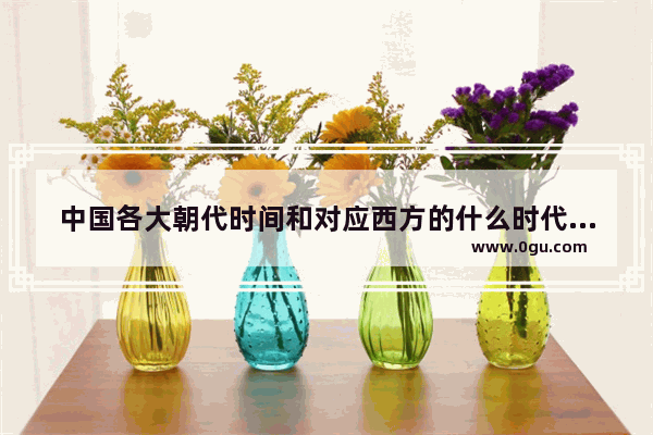 中国各大朝代时间和对应西方的什么时代 夏朝对应世界历史