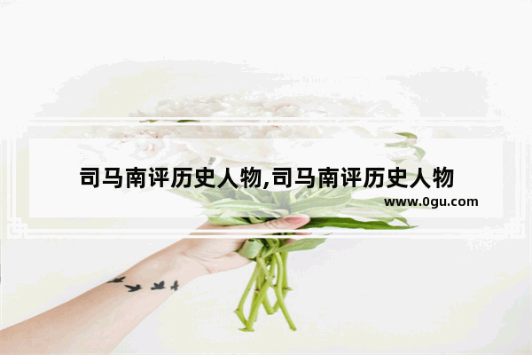 司马南评历史人物,司马南评历史人物