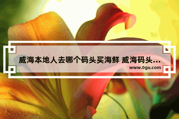 威海本地人去哪个码头买海鲜 威海码头历史文化