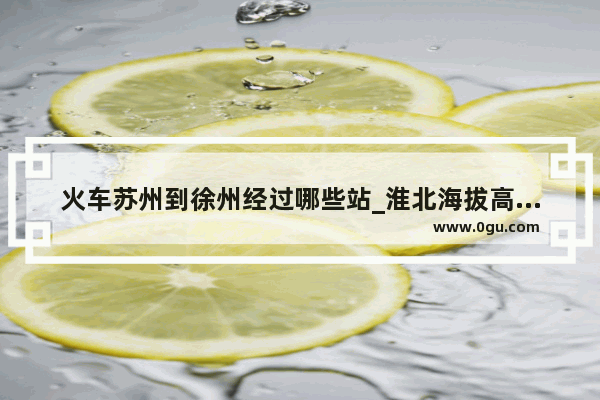 火车苏州到徐州经过哪些站_淮北海拔高度多少