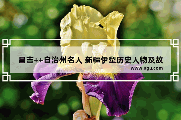 昌吉++自治州名人 新疆伊犁历史人物及故事
