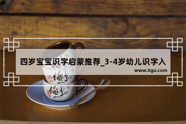 四岁宝宝识字启蒙推荐_3-4岁幼儿识字入门书
