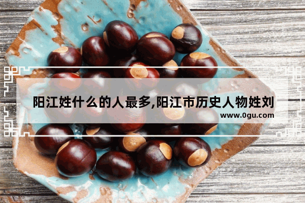 阳江姓什么的人最多,阳江市历史人物姓刘