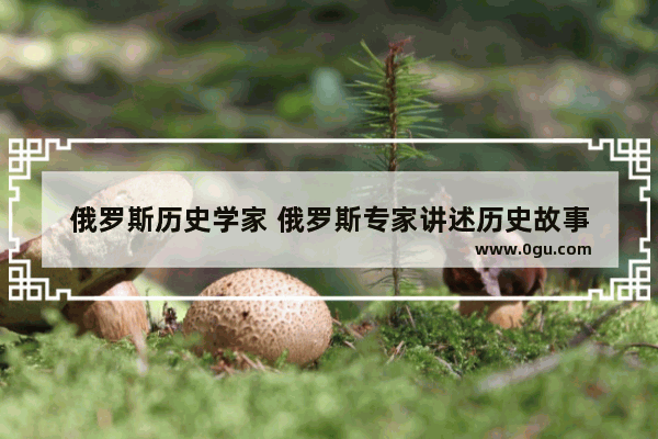 俄罗斯历史学家 俄罗斯专家讲述历史故事