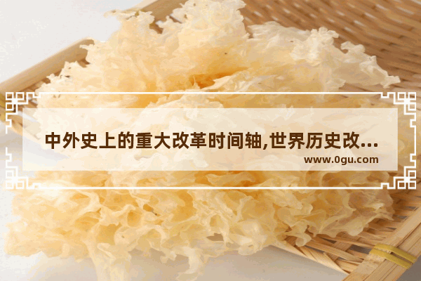中外史上的重大改革时间轴,世界历史改革分析