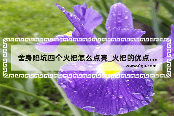 舍身陷坑四个火把怎么点亮_火把的优点和缺点