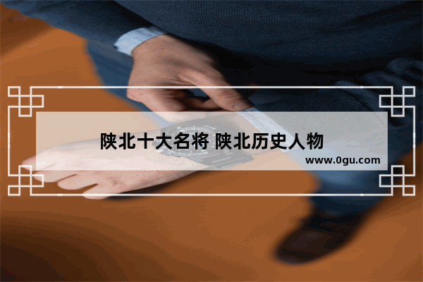 陕北十大名将 陕北历史人物