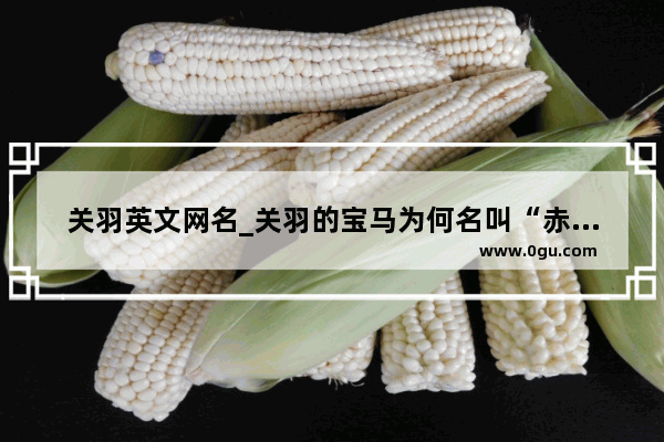 关羽英文网名_关羽的宝马为何名叫“赤兔”