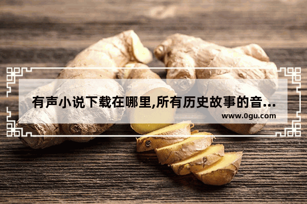 有声小说下载在哪里,所有历史故事的音频软件