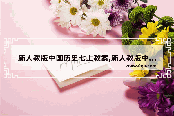 新人教版中国历史七上教案,新人教版中国历史七上教案