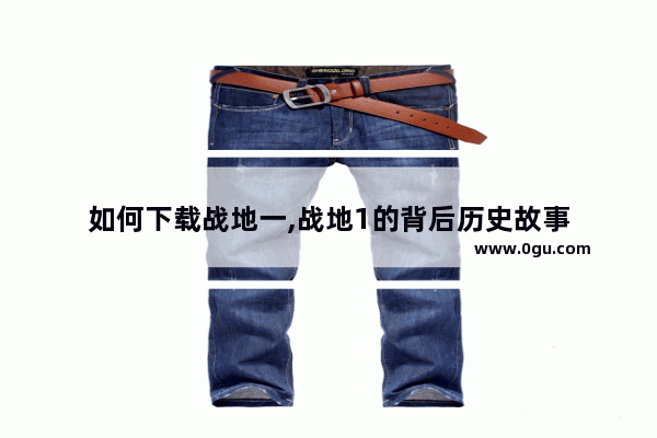 如何下载战地一,战地1的背后历史故事