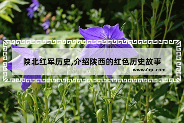 陕北红军历史,介绍陕西的红色历史故事