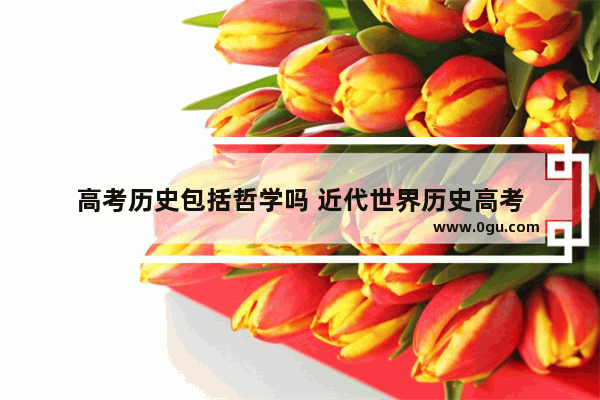 高考历史包括哲学吗 近代世界历史高考