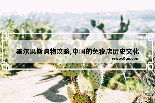 霍尔果斯购物攻略,中国的免税店历史文化
