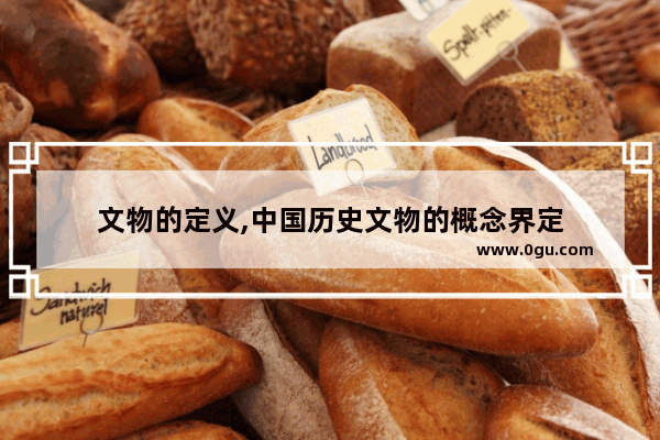 文物的定义,中国历史文物的概念界定